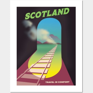 Travel in comfort Scotland Posters and Art